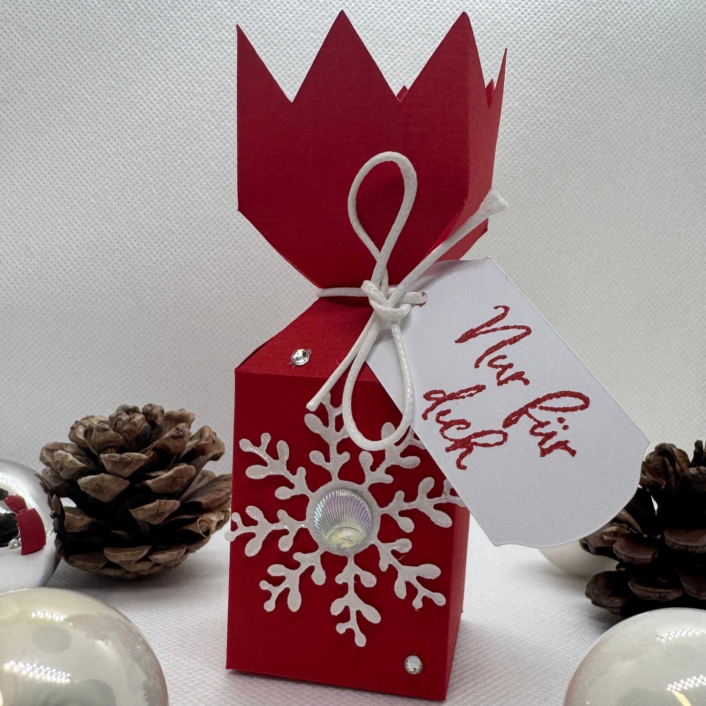 Geschenkebox "Nur für dich" in rot