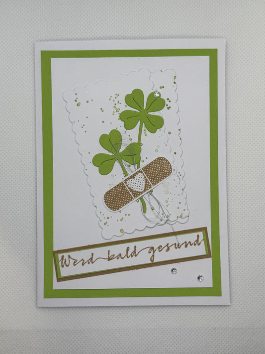 Genesungskarte "Werd bald gesund"