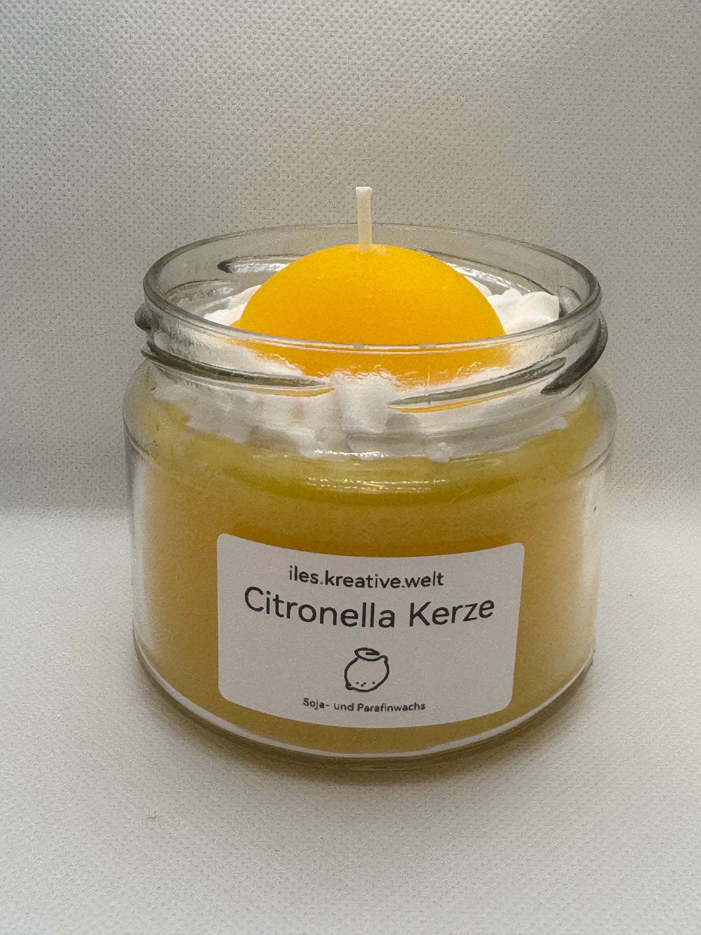 Zitronen Kerze