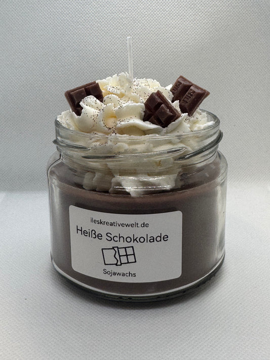 "Heiße Schokolade" Kerze